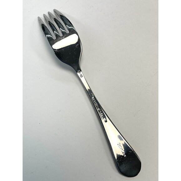 1x NEXT DAY GOURMET Stainless Steel Interlace Single 7" SALAD FORK Flatware EUC - Picture 2 of 2